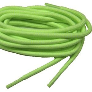 2 Pair - GYMTOUGH Neon Green Athletic Shoelaces